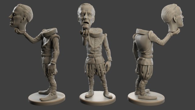 Joe Biden Ghost Meme Modelo de Impressão 3D .c4d .max .obj .3ds .fbx .stl .blend 