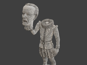 Joe Biden Ghost Meme Modelo de Impressão 3D