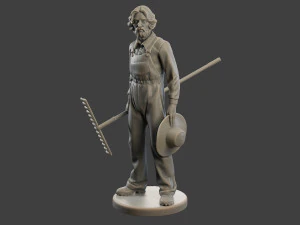 Farmer Man FM1 003 3D Print Model