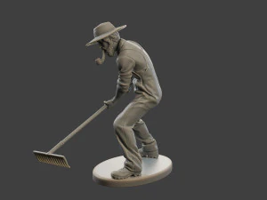 Farmer Man FM1 004 3D Print Model