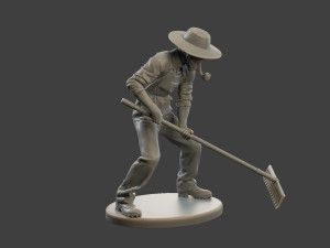 Farmer Man FM1 004 3D 打印模型