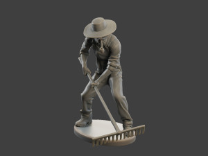 Farmer Man FM1 004 3D 打印模型