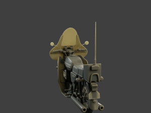 CzechSlovak Communist Police JAWA 350 Motorbike 3D Print Model