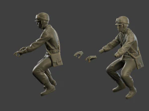 CzechSlovak Communist police Motorcycle CCPM1 1 3D Print Model