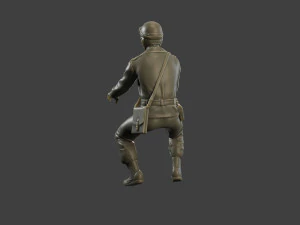 CzechSlovak Communist police Motorcycle CCPM1 1 3D Print Model