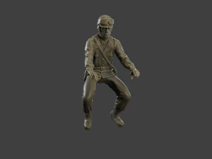 CzechSlovak Communist police Motorcycle CCPM1 1 3D Print Model