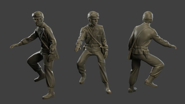 CzechSlovak Communist police Motorcycle CCPM1 2 3D 프린트 모델 .c4d .max .obj .3ds .fbx .stl .blend 
