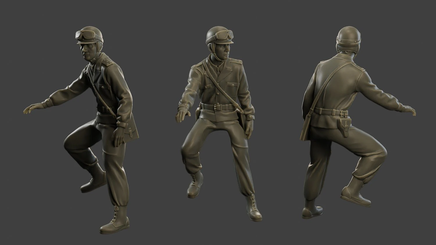 CzechSlovak Communist police Motorcycle CCPM1 2 3D Print Model .c4d .max .obj .3ds .fbx .stl .blend 