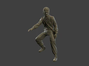 CzechSlovak Communist police Motorcycle CCPM1 2 3D Print Model