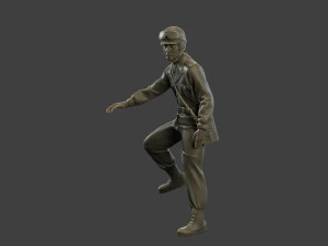 CzechSlovak Communist police Motorcycle CCPM1 2 3D Print Model