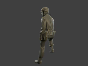 CzechSlovak Communist police Motorcycle CCPM1 2 3D Print Model