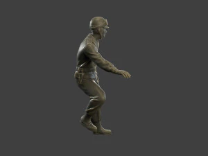 CzechSlovak Communist police Motorcycle CCPM1 2 3D Print Model