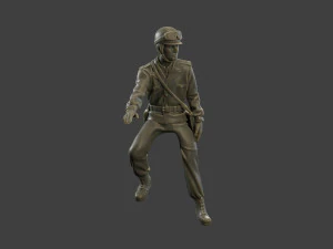 CzechSlovak Communist police Motorcycle CCPM1 2 3D Print Model