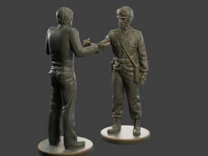 CzechSlovak Communist police Motorcycle CCPM1 4 3D Print Model