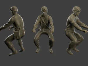 CzechSlovak Communist police Motorcycle CCPM1 Pack1 3D Print Model