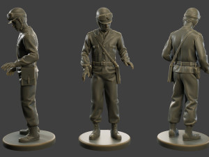 CzechSlovak Communist police Motorcycle CCPM1 Pack1 3D Принт Модель