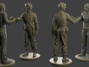 CzechSlovak Communist police Motorcycle CCPM1 Pack1 3D Принт Модель