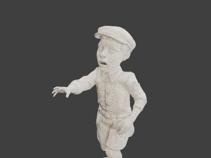 Ww2 Scared Little Boy SLB1 004 3D 프린트 모델