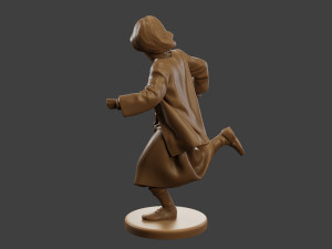 Ww2 Scared Girl SG1 005 Modelo de impresión 3D