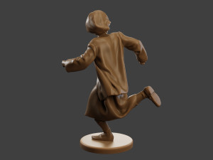 Ww2 Scared Girl SG1 005 Modelo de impresión 3D
