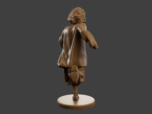 Ww2 Scared Girl SG1 005 Modelo de impresión 3D