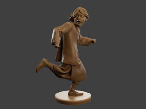 Ww2 Scared Girl SG1 005 Modelo de impresión 3D