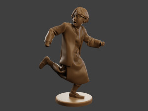 Ww2 Scared Girl SG1 005 Modelo de impresión 3D