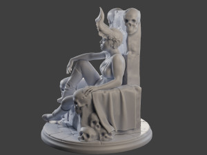 Dark Queen DQ1 001 3D Baskı Modeli