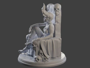 Dark Queen DQ1 001 3D Print Model