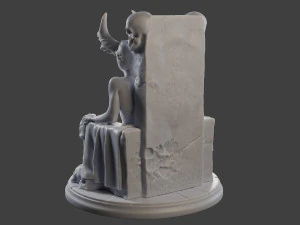 Dark Queen DQ1 001 3D Print Model