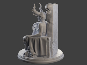 Dark Queen DQ1 001 3D Baskı Modeli