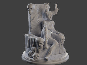Dark Queen DQ1 001 3D Baskı Modeli