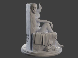Dark Queen DQ1 001 3D Print Model