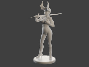 Dark Queen DQ1 006 3D-printmodel