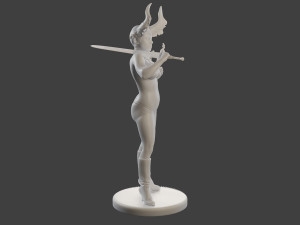 Dark Queen DQ1 006 3D-printmodel