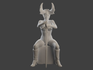 Dark Queen DQ1 007 Modelo de impresión 3D