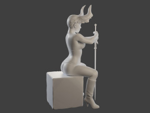 Dark Queen DQ1 007 Modelo de impresión 3D