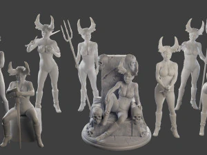 Pacchetto DQ1 della Regina Oscura1 Modello di stampa 3D