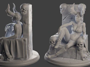 Dark Queen DQ1 Pack1 3D Print Model