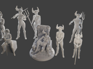 Dark Queen DQ1 Pack1 Modèles 3D en vedette