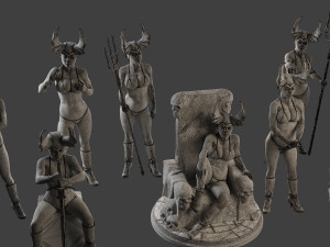 Dark Queen DQ1 Pack1 Modèles 3D en vedette