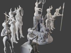 Dark Queen DQ1 Pack1 Modèles 3D en vedette