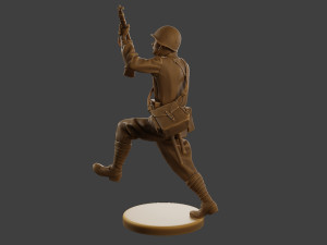 Russian soldier ww2 R3 002 Modelo de Impressão 3D