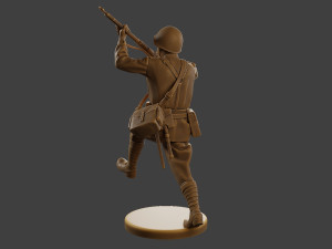 Russian soldier ww2 R3 002 Modelo de Impressão 3D