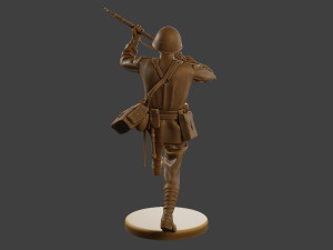 Russian soldier ww2 R3 002 Modelo de Impressão 3D