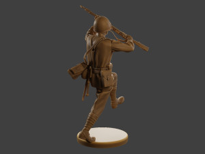 Russian soldier ww2 R3 002 Modelo de Impressão 3D