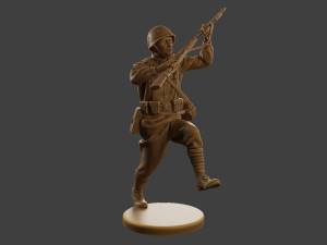 Russian soldier ww2 R3 002 Modelo de Impressão 3D