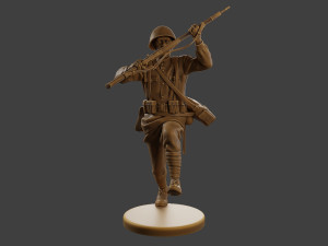 Russian soldier ww2 R3 002 Modelo de Impressão 3D