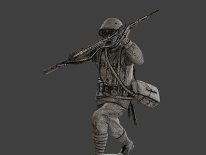 Russian soldier ww2 R3 002 Modelo de Impressão 3D