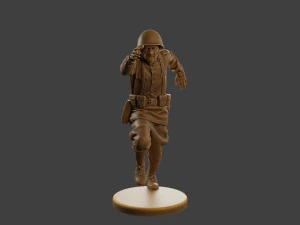 Russian soldier ww2 R3 003 3D Print Model